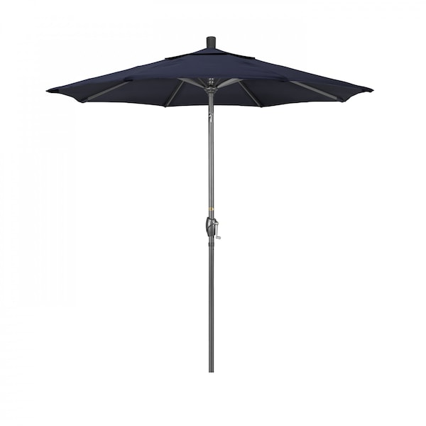 California Umbrella Patio Umbrella, Octagon, 95.5" H, Pacifica Fabric, Navy - 194061029268