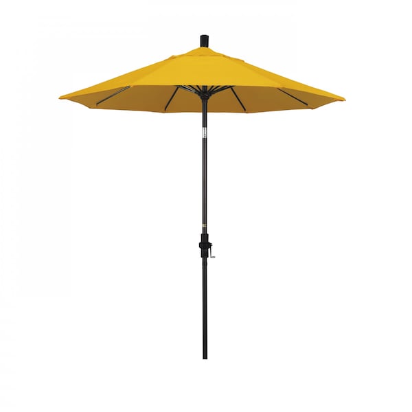 California Umbrella Patio Umbrella, Octagon, 102.5" H, Pacifica Fabric, Yellow - 194061024713