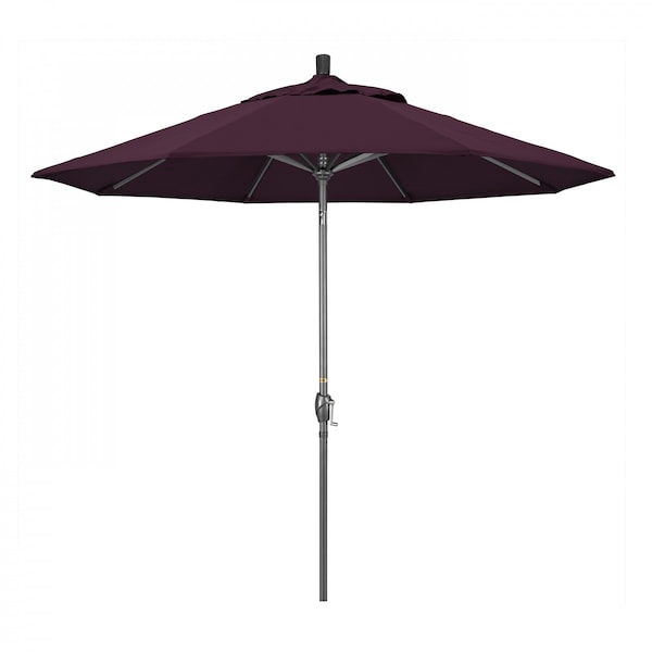 California Umbrella Patio Umbrella, Octagon, 101" H, Pacifica Fabric, Purple - 194061032817