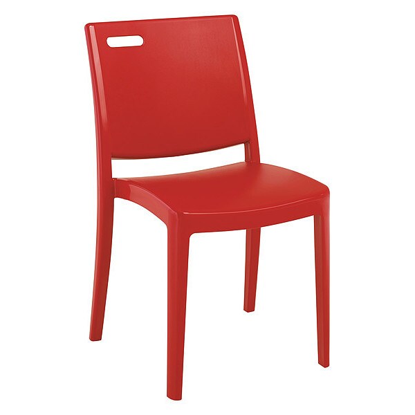 Grosfillex Metro Chair, Apple Red, PK4 - US356202