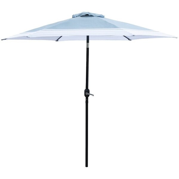 Seasonal Trends Tilt/Crank Market Umbrella, 94.4 in H, 106.2 in W Canopy, 106.3 in L Canopy, Hexagonal Canopy - 59794