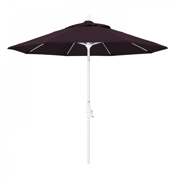 California Umbrella Patio Umbrella, Octagon, 101" H, Pacifica Fabric, Purple - 194061027431