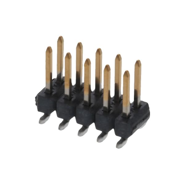 Molex Board Connector, 10 Contact(S), 2 Row(S), Male, Straight, 0.1 Inch Pitch, Surface Mount Terminal,  - 15913100