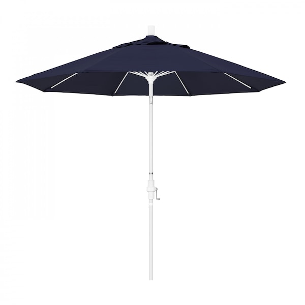 California Umbrella Patio Umbrella, Octagon, 101" H, Pacifica Fabric, Navy - 194061027363