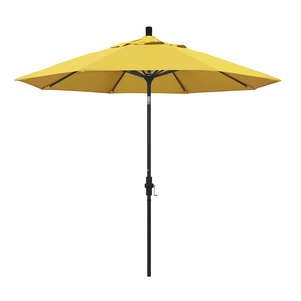 California Umbrella Patio Umbrella, Octagon, 102.38" H, Olefin Fabric, Lemon - 194061019306