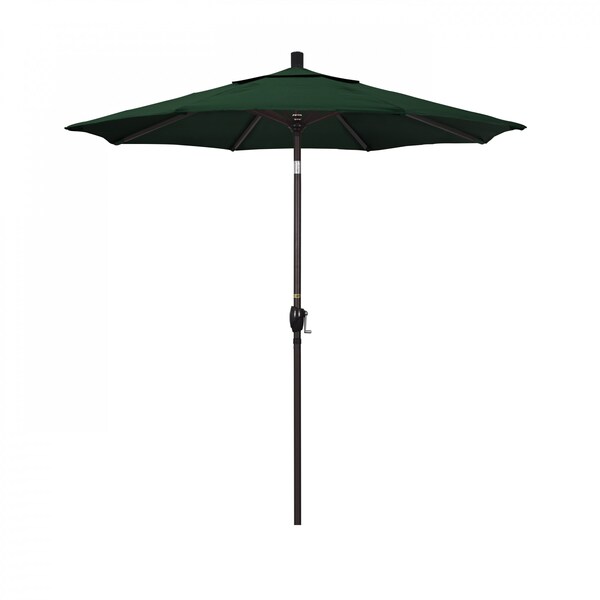 California Umbrella Patio Umbrella, Octagon, 95.5" H, Olefin Fabric, Hunter Green - 194061029824