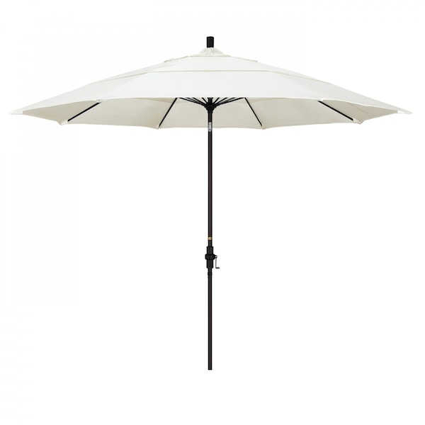 California Umbrella Patio Umbrella, Octagon, 109.5" H, Pacifica Fabric, Canvas - 194061021309