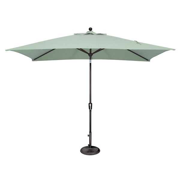 Catalina 6 x 10 ft. Rectangle Push Button Tilt Umbrella, Spa - SSUM92-6X10RT09-A5413