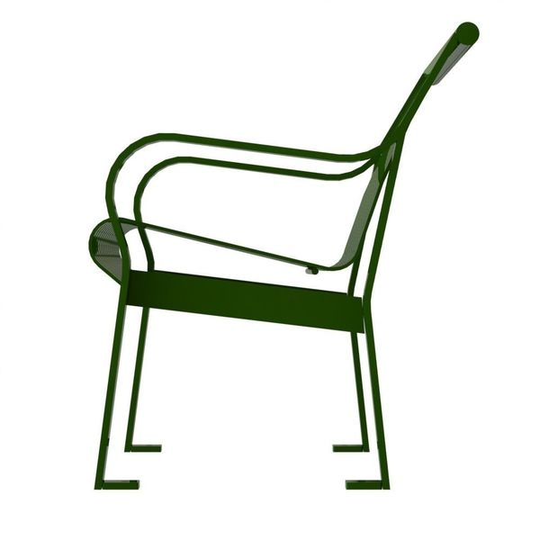 Thomas Steele Outdoor Bench, 48 in. L, 27-1/2 in. W, Grn - CRB-4-VS-LEX