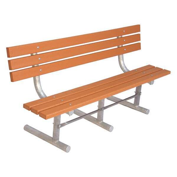 Ultrasite Outdoor Bench, 72 in. L, Woodtone - G940P-CDR6