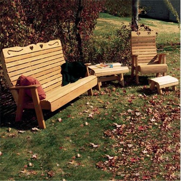 Creekvine Designs Cedar Royal Country Hearts Patio Group - WRF1126CHGRPCVD