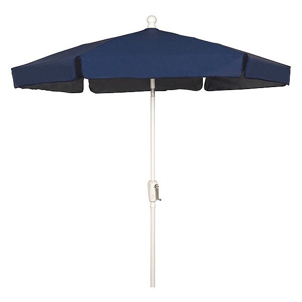 Fiberbuilt Garden Umbrella CrankW/Navy Blue, 7.5 ft. - 7GCRW-NAVY BLUE