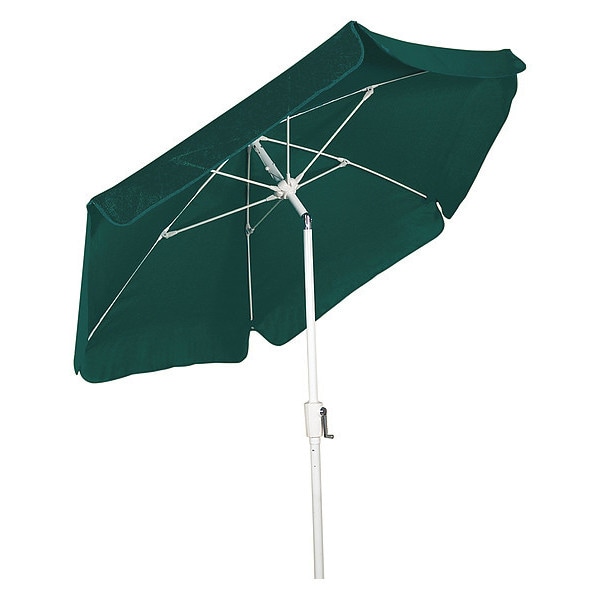 Fiberbuilt Garden Tilt Umbrella CrankW/Green, 7.5 ft. - 7GCRW-T-FOREST GREEN