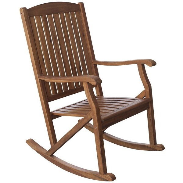Leigh Country Sequoia Patio Rocker Chair, 24 in OAW, 35 in OAD, 44.1 in OAH, Hardwood - TX 36104