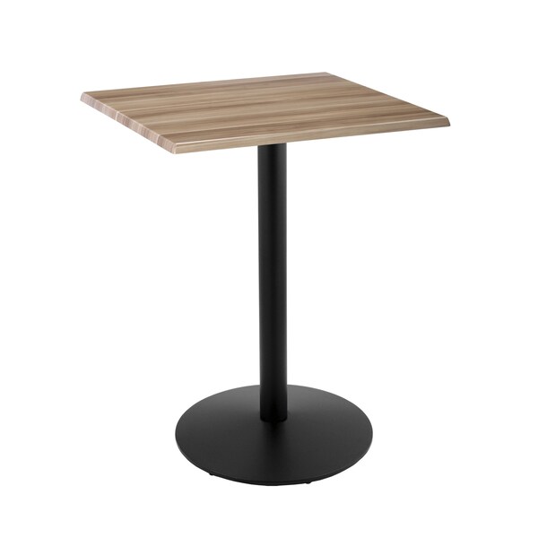Holland Bar Stool Co 42" Tall In/Outdoor All-Season Table, 30" x 30" Square Natural Top - OD214-2242BWOD30SQNAT