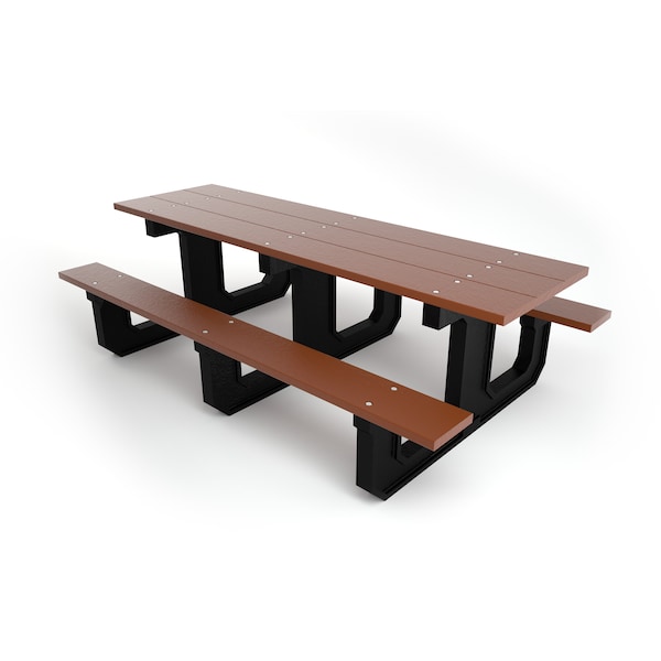 Frog Furnishings Brown 8' Park Place Table - PB 8BROPARKP