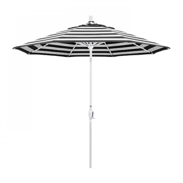 California Umbrella Patio Umbrella, Octagon, 101" H, Sunbrella Fabric, Cabana Classic - 194061034163