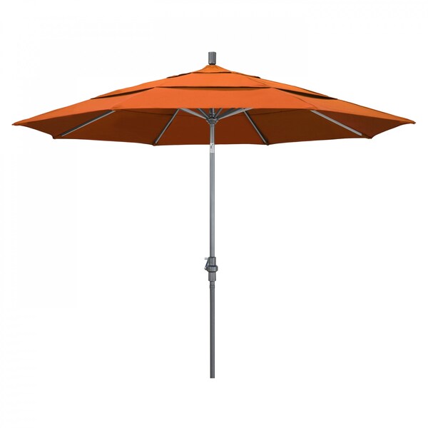 California Umbrella Patio Umbrella, Octagon, 110.5" H, Sunbrella Fabric, Tuscan - 194061012901