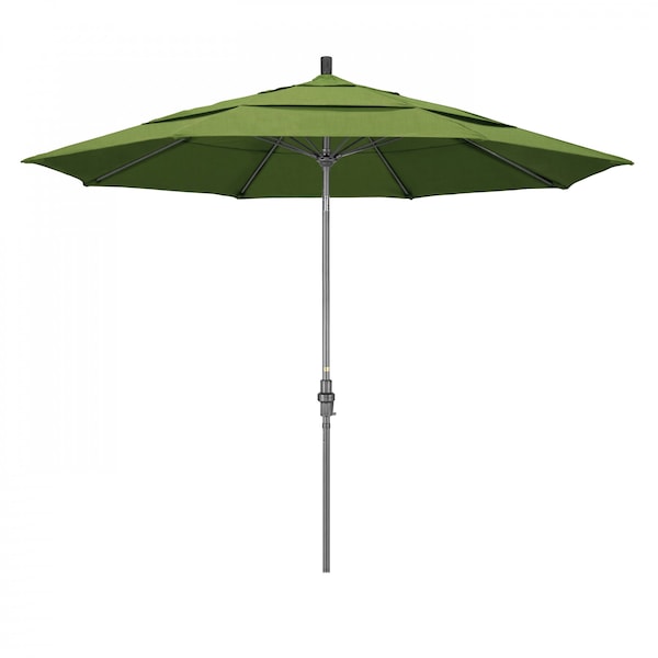 California Umbrella Patio Umbrella, Octagon, 109.5" H, Sunbrella Fabric, Spectrum Cilantro - 194061019672