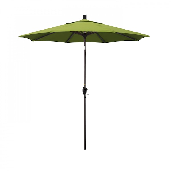 California Umbrella Patio Umbrella, Octagon, 95.5" H, Sunbrella Fabric, Macaw - 194061029572