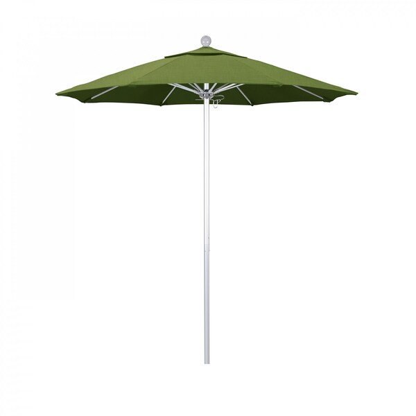California Umbrella Patio Umbrella, Octagon, 96" H, Sunbrella Fabric, Spectrum Cilantro - 194061002742