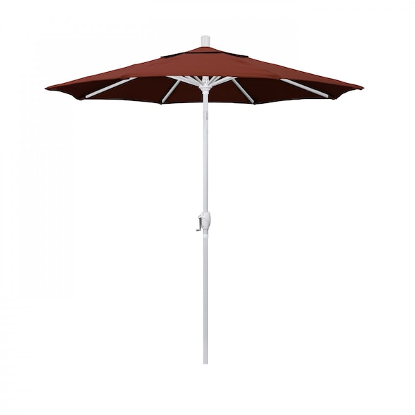 California Umbrella Patio Umbrella, Octagon, 95.5" H, Sunbrella Fabric, Terracotta - 194061030462