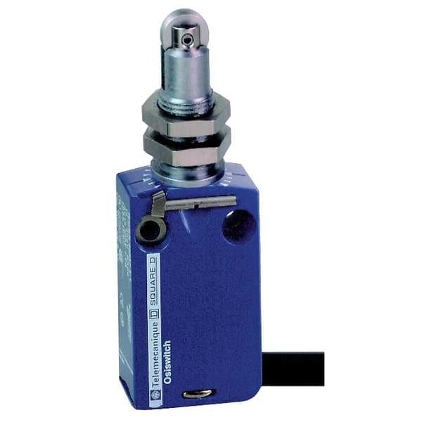 Interruptor de límite Telemecanique Sensors, émbolo, rodillo, 1NC/1NO, 6A @ 240V CA, Ubicación del actuador: Superior - XCMD21F2L1