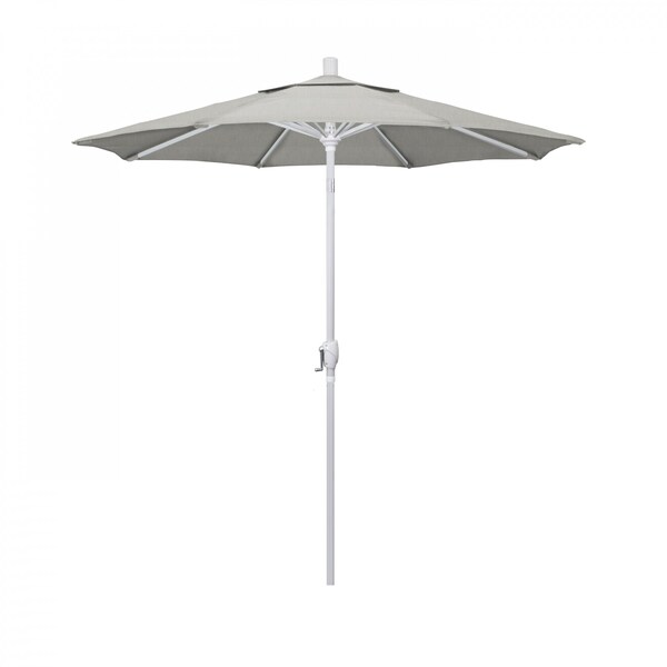California Umbrella Patio Umbrella, Octagon, 95.5" H, Sunbrella Fabric, Granite - 194061030271