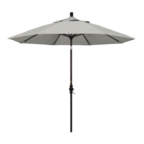 California Umbrella Patio Umbrella, Octagon, 102.38" H, Sunbrella Fabric, Granite - 194061017036