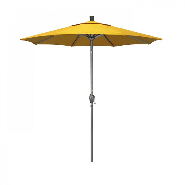 California Umbrella Patio Umbrella, Octagon, 95.5" H, Sunbrella Fabric, Sunflower Yellow - 194061028773