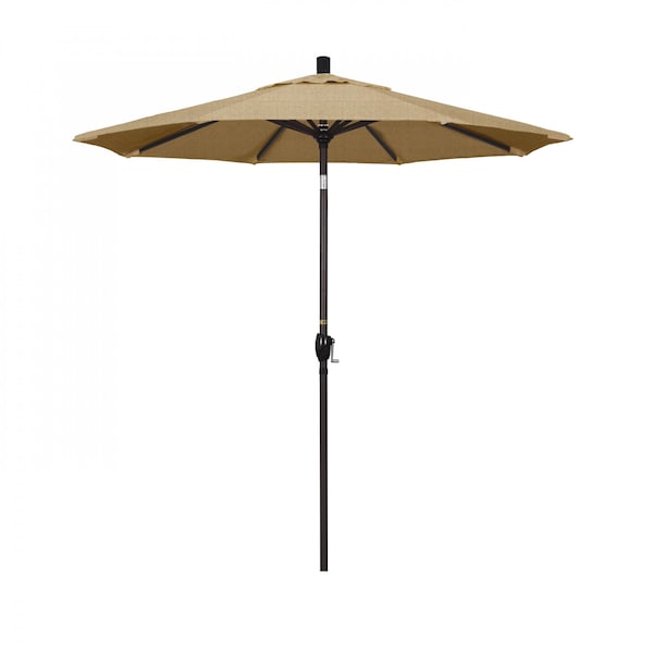 California Umbrella Patio Umbrella, Octagon, 95.5" H, Sunbrella Fabric, Linen Sesame - 194061029794