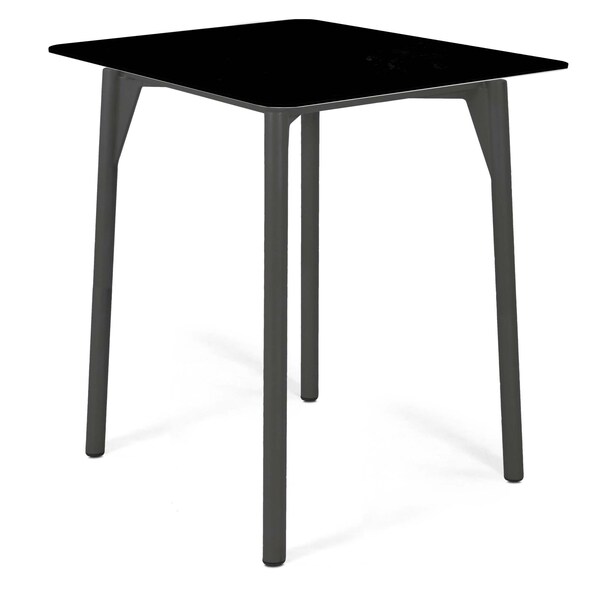 Skyline Design Rodona Square Pub Table with Glass - 24162-CMA-RO-GL