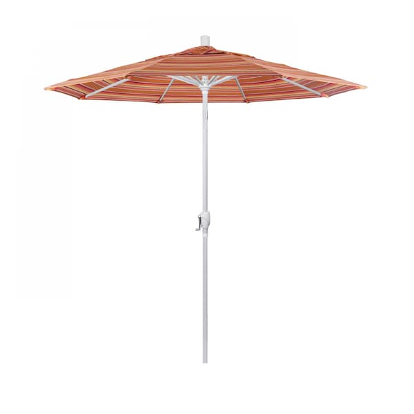 California Umbrella Patio Umbrella, Octagon, 95.5" H, Sunbrella Fabric, Dolce Mango - 194061030561
