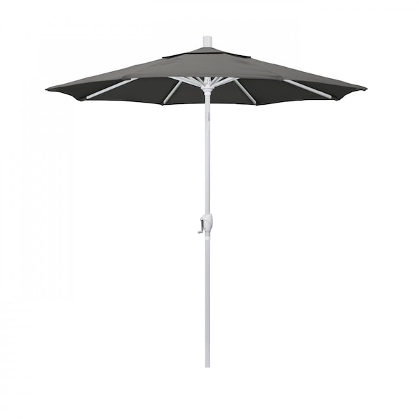 California Umbrella Patio Umbrella, Octagon, 95.5" H, Sunbrella Fabric, Charcoal - 194061030301