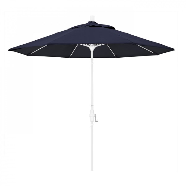 California Umbrella Patio Umbrella, Octagon, 101" H, Sunbrella Fabric, Navy - 194061026793