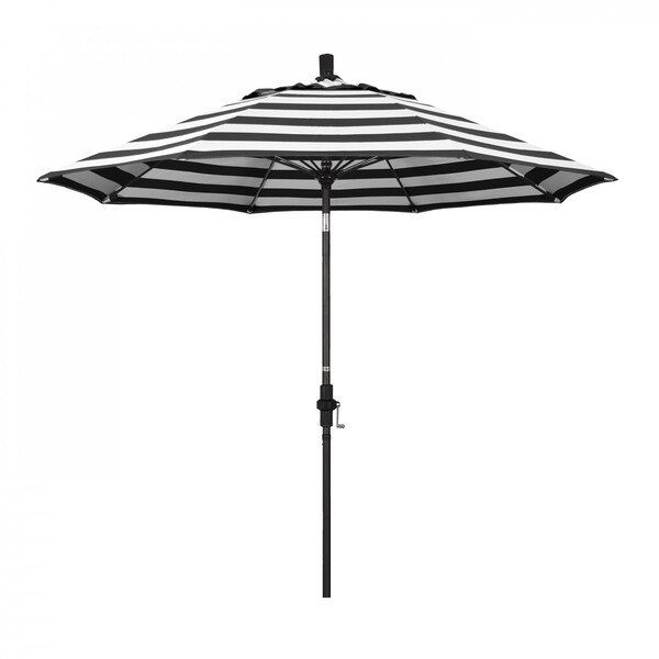 California Umbrella Patio Umbrella, Octagon, 101" H, Sunbrella Fabric, Cabana Classic - 194061027882
