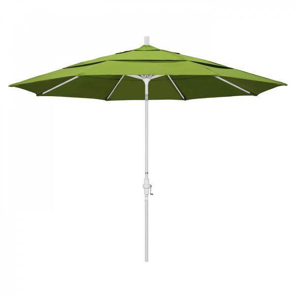 California Umbrella Patio Umbrella, Octagon, 110.5" H, Sunbrella Fabric, Macaw - 194061014615
