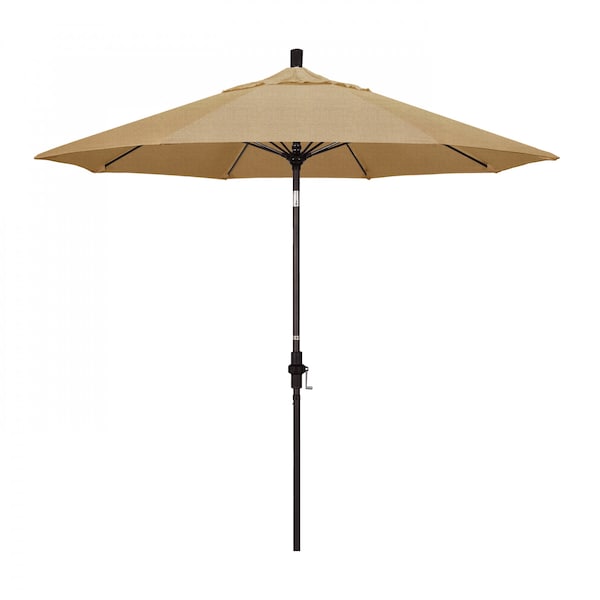 California Umbrella Patio Umbrella, Octagon, 101" H, Sunbrella Fabric, Linen Sesame - 194061026113
