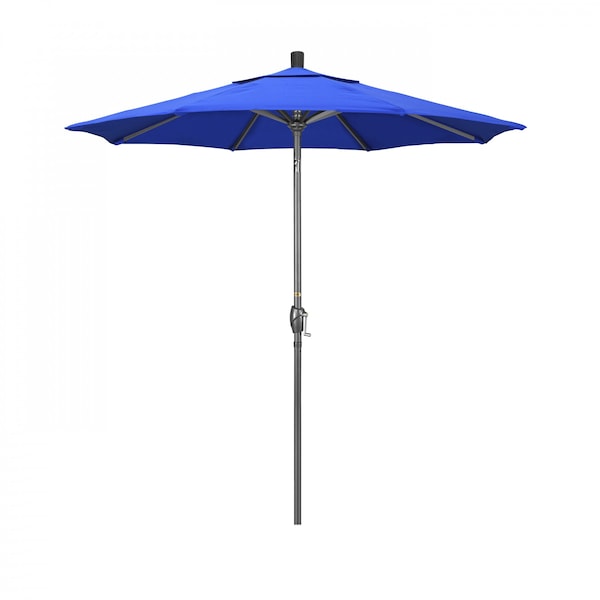 California Umbrella Patio Umbrella, Octagon, 95.5" H, Sunbrella Fabric, Pacific Blue - 194061028544