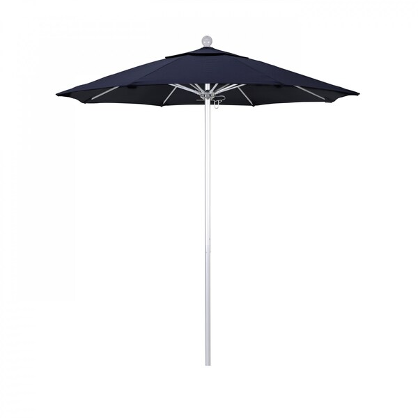 California Umbrella Patio Umbrella, Octagon, 96" H, Sunbrella Fabric, Navy - 194061002988