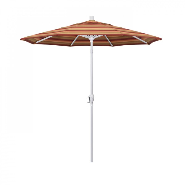 California Umbrella Patio Umbrella, Octagon, 95.5" H, Sunbrella Fabric, Astoria Sunset - 194061030592