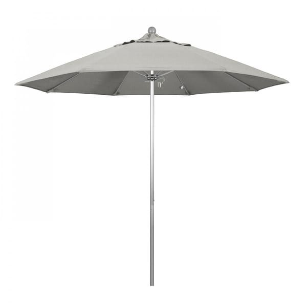 California Umbrella Patio Umbrella, Octagon, 103" H, Sunbrella Fabric, Granite - 194061005385