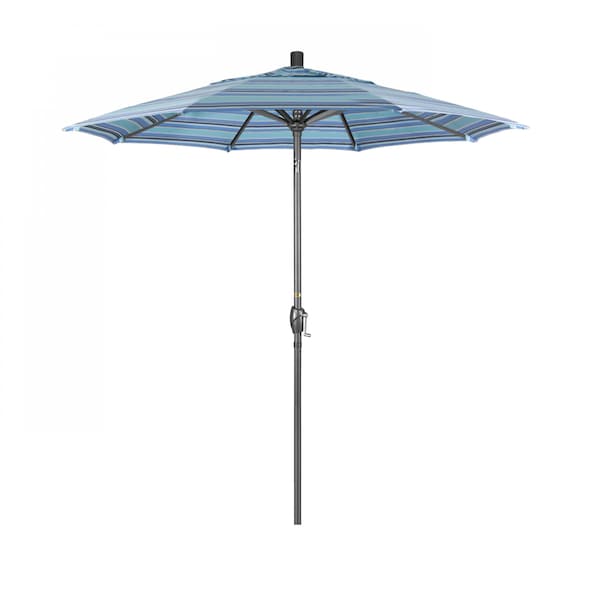 California Umbrella Patio Umbrella, Octagon, 95.5" H, Sunbrella Fabric, Dolce Oasis - 194061028858