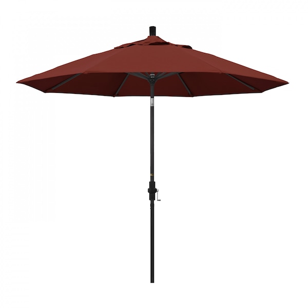 California Umbrella Patio Umbrella, Octagon, 102.38" H, Sunbrella Fabric, Henna - 194061018897