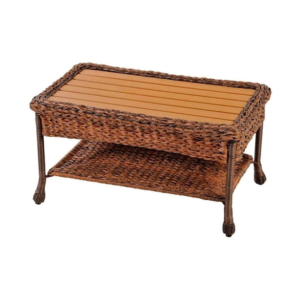Bold Fontier Outdoor Faux Sea Grass Garden Patio Coffee Table - BO2690283