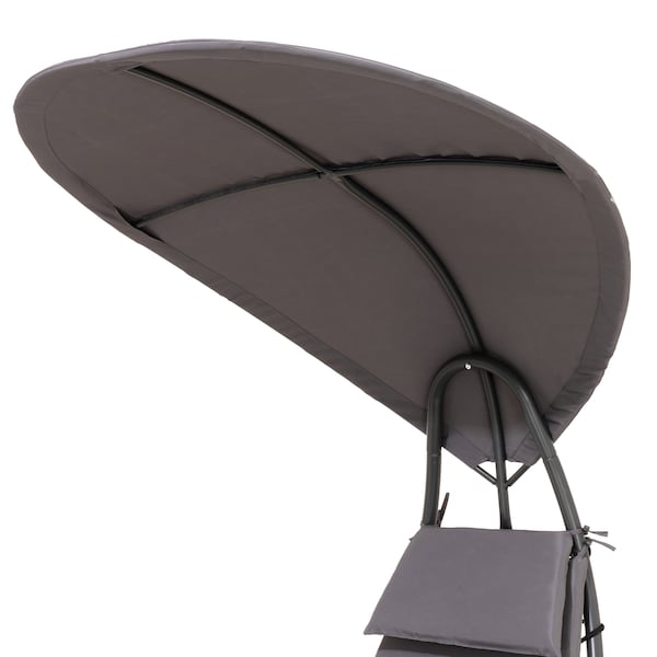 Deko Living Outdoor Patio Lounge Chair with Canopy - COP20203