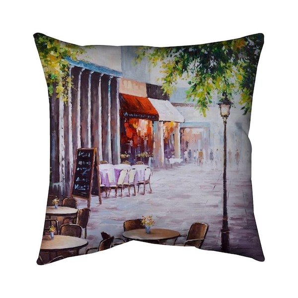 Begin Home Decor 26 x 26 in. Outdoor Restaurant-Double Sided Print Indoor Pillow - 5541-2626-ST5