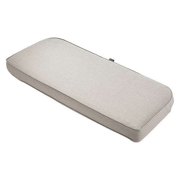 Classic Accessories Montlake Bench/Settee, Contoured Back Cushion, Grey, 18"x41", Height: 3 - 62-016-HGREY-EC