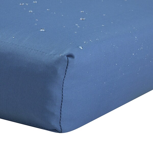 Classic Accessories Ravenna Patio Cushion Slipcover, Empire Blue, 21" - 60-338-010501-RT