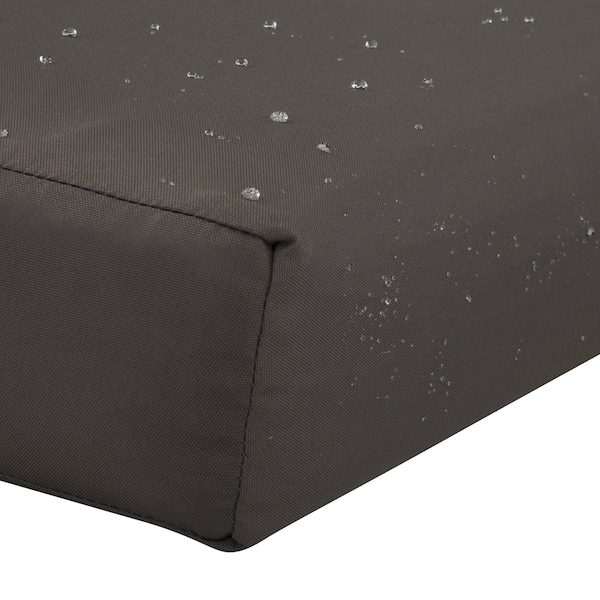 Classic Accessories Ravenna Back Cushion, Dark Taupe, 23"x20"x4" - 62-025-TAUPE-EC